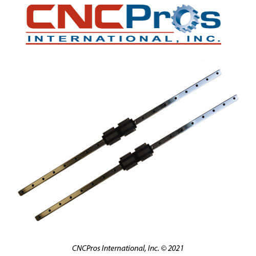 BRG-0152-SET: LINEAR RAILS AND TRUCKS: X AXIS VMC 5020A