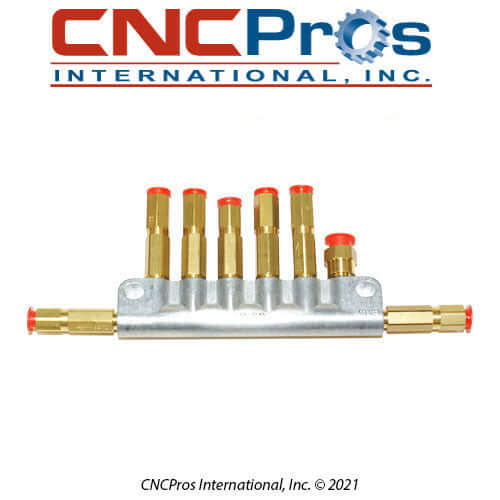 LUB-0045: MANIFOLD ASSY: 8 WAY PDI