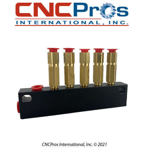 LUB-0058: MANIFOLD ASSY 8-WAY PDI VMC 15