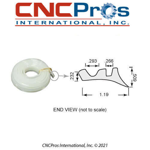 CVR-0303: WAY COVER WIPER 3' LENGTHS