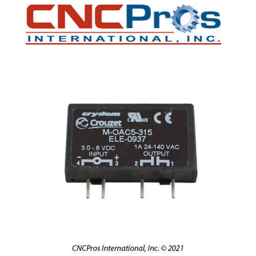 ELE-0937: RELAY;SS 1 AMP 5V YELLOW 120V