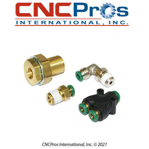 PLM-0046: 1/4" Tube x 1/4" Tube, Straight Bulkhead Fitting