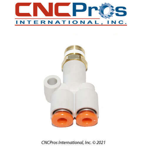 PLM-0048: FITTING 1/8 MIPT X 5/32 QD WYE