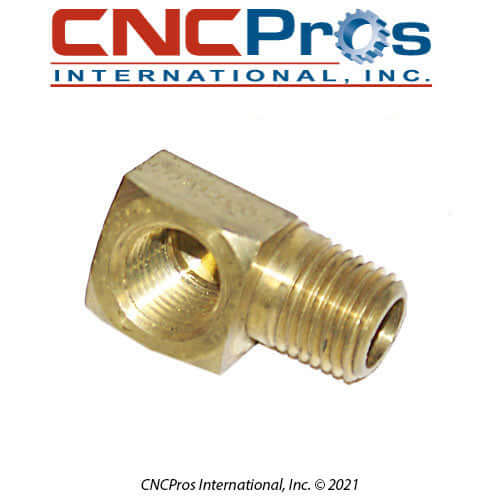 PLM-0107: 1/4 X 1/4 BRASS STREET ELBOW