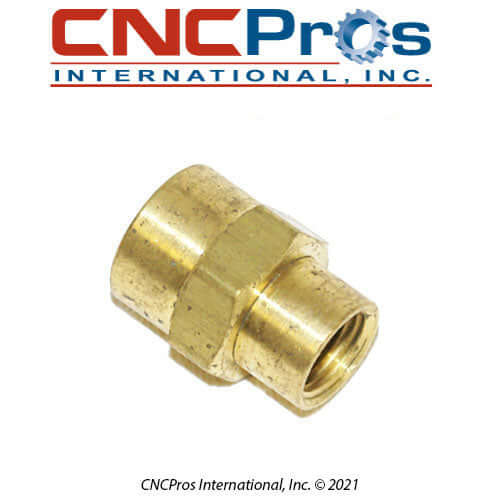 PLM-0199: REDUCER, 1/4 FIPT X 1/8 FIPT BRASS